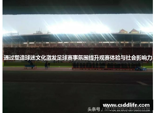 通过塑造球迷文化激发足球赛事氛围提升观赛体验与社会影响力
